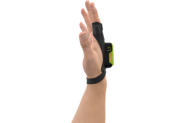 Zebra RS2100 Wearable-Scanner rechte Hand im Profil